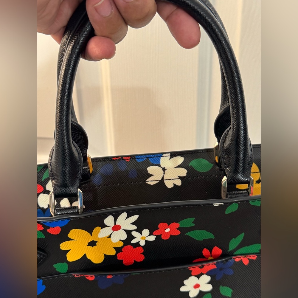 KATE SPADE New York STACI FLORAL MEDIUM SATCHEL - Picture 9 of 13